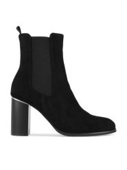 Jenny Fairy Sztyblety HL2121121 Czarny. Czarne botki damskie Jenny Fairy, z materiału, bez obcasa, na słupku, bez zapięcia. Za 179.99 zł.