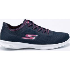 Skechers - Buty. Szare obuwie sportowe damskie Skechers, z materiału. W wyprzedaży za 199.90 zł.
