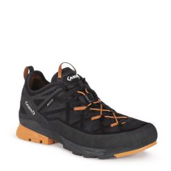Buty podejściowe męskie AKU Rock Dfs GTX. Brązowe buty sportowe męskie Aku, z materiału, bez zapięcia, outdoorowe. Za 499.00 zł.