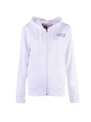 North Sails Bluza | 90 2267 000 | Hooded Full Zip W/Graphic | Kobieta | Biały. Białe bluzy damskie North Sails, xxs, bez wzorów, z bawełny. W wyprzedaży za 169.00 zł.