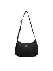 Tommy Jeans Torebka Tjw Ess Daily Shoulder Bag AW0AW17888 Czarny. Czarne torebki do ręki damskie Tommy Jeans, bez wzorów, z jeansu, bez dodatków. Za 209.99 zł.
