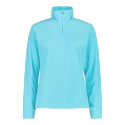 Bluza damska CMP. Niebieskie bluzy damskie CMP, bez wzorów, bez kaptura, trekkingowe. Za 119.99 zł.