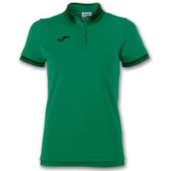 Koszulka polo do tenisa damska Joma Bali II. Zielone koszulki sportowe damskie Joma, xl, bez wzorów, bez kołnierzyka, bez ramiączek, do piłki nożnej. Za 163.85 zł.