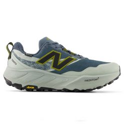 Buty męskie New Balance Fresh Foam X Hierro v9 Gore-Tex MHIG1KM – niebieskie. Niebieskie buty sportowe męskie New Balance, z gore-texu, bez zapięcia, do biegania, gore-tex. Za 799.99 zł.