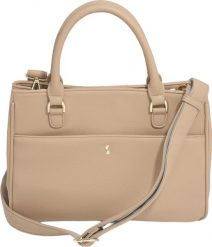 Torba damska Stackers S camel. Brązowe torebki do ręki damskie Stackers, bez wzorów, eleganckie, bez dodatków. Za 409.00 zł.