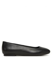 ECCO Baleriny Margot 23432301001 Czarny. Czarne baleriny damskie ecco, bez wzorów, ze skóry, bez obcasa. Za 379.99 zł.