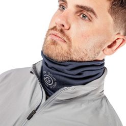Pokrywa szyi Galvin Green Dex. Niebieskie szaliki męskie GALVIN GREEN, bez wzorów. Za 250.00 zł.