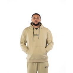 Bluza z kapturem Metal Boxe Desert Storm. Brązowe bluzy męskie METAL BOXE, s, bez wzorów, z bawełny, z kapturem. Za 328.50 zł.