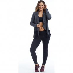 Kurtka sportowa "Estella" w kolorze antracytowym. Szare kurtki sportowe damskie BALANCE COLLECTION. W wyprzedaży za 121.95 zł.