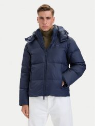 Calvin Klein Kurtka puchowa LV04LH503G Granatowy Regular Fit. Niebieskie kurtki męskie Calvin Klein, m, bez wzorów, z puchu, bez kaptura. Za 1,099.00 zł.