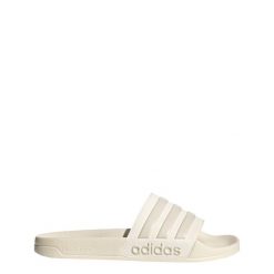 Klapki męskie basenowe Adidas ADILETTE. Białe klapki męskie Adidas, z materiału, klasyczne. Za 163.50 zł.