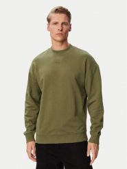 HUGO Bluza Dapocrew 50525892 Khaki Regular Fit. Brązowe bluzy męskie Hugo, m, bez wzorów, z bawełny, bez kaptura. Za 399.99 zł.