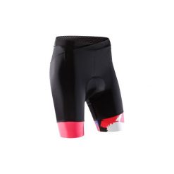 Spodenki na rower 900 SPLASH damskie. Czarne szorty damskie B'TWIN. Za 149.99 zł.