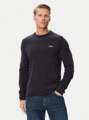 BOSS Bluza Ever-X CN 50556145 Granatowy Regular Fit. Niebieskie bluzy męskie Boss, m, bez wzorów, z bawełny, bez kaptura. Za 599.99 zł.