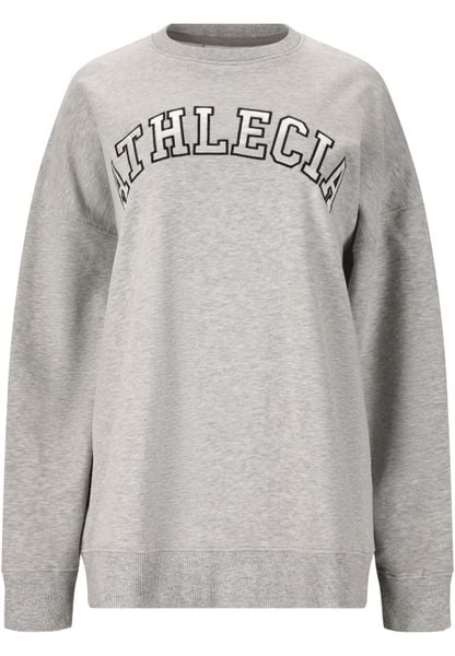 Bluza damska Athlecia Fenne. Szare bluzy damskie Athlecia, uniwersalny, bez wzorów, z bawełny, bez kaptura, na fitness i siłownię. Za 237.05 zł.