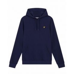 Bluza z kapturem Lyle & Scott. Niebieskie bluzy męskie LYLE AND SCOTT, m, bez wzorów, z materiału, z kapturem. Za 341.80 zł.