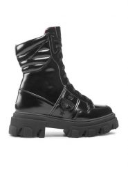 Chiara Ferragni Trapery CF3039-001 Czarny. Czarne śniegowce i trapery damskie Chiara Ferragni, ze skóry. Za 1,439.00 zł.