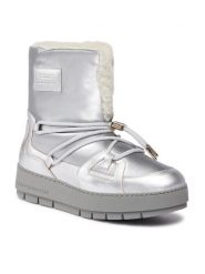 Tommy Hilfiger Śniegowce Tommy Essential Silver Snowboot FW0FW07506 Szary. Szare kozaki damskie Tommy Hilfiger, z materiału. Za 779.99 zł.