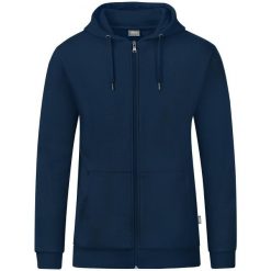 Kurtka Jako Organic. Niebieskie kurtki damskie Jako, m, bez wzorów, z bawełny, z kapturem. Za 329.50 zł.