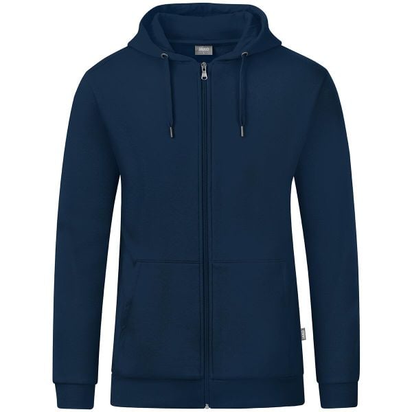 Kurtka Jako Organic. Niebieskie kurtki damskie Jako, m, bez wzorów, z bawełny, biznesowe, z kapturem. Za 327.00 zł.