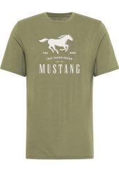 Męski T-Shirt Mustang Style Alex Four Leaf Clover 1017993 6352. T-shirty męskie Mustang, l, bez wzorów, bez kołnierzyka. Za 79.99 zł.