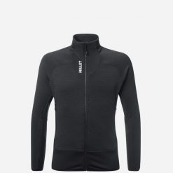 Bluza męska Millet Kamet Grid HD. Czarne bluzy sportowe męskie Millet, m, bez wzorów, z elastanu, bez kaptura, wspinaczkowe. Za 729.99 zł.