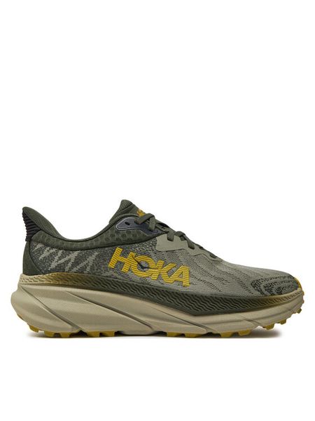 Hoka Buty do biegania Challenger Atr 7 1134497 Khaki. Brązowe buty sportowe męskie HOKA, z materiału, bez zapięcia, do biegania. Za 449.99 zł.
