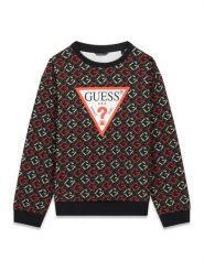 Guess Bluza L6RQ02 KA6R4 Szary Regular Fit. Szare bluzy dla chłopców Guess, z aplikacjami, z bawełny, bez ramiączek, bez kaptura. Za 219.99 zł.
