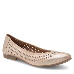 Baleriny Lasocki. Żółte baleriny damskie Lasocki, bez wzorów, bez obcasa. Za 139.99 zł.