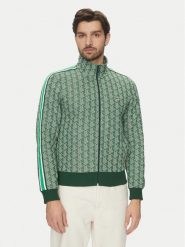Lacoste Bluza SH1368 Zielony Regular Fit. Zielone bluzy męskie Lacoste, m, bez wzorów, z syntetyku, bez kaptura. Za 689.99 zł.