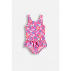 Strój jednoczęściowy pływacki dla dzieci Lemon Explore WL6 z falbanką. Stroje kąpielowe dla dziewczynek LEMON explore, bez wzorów, z elastanu. Za 69.90 zł.