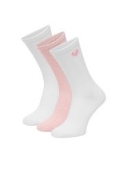 Roxy Skarpety długie CEO_AS_ROXY_14_W_AW25 (3-PACK) Biały. Białe skarpety damskie Roxy, bez wzorów, z bawełny. Za 34.99 zł.