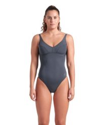 Strój Kąpielowy Arena Swimsuit Victoria U Back S. Szare kostiumy jednoczęściowe damskie Arena, s, bez wzorów, z materiału, eleganckie, do pływania. Za 170.93 zł.