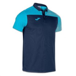 Koszulka polo do tenisa dla chlopców Joma Hobby II. Niebieskie t-shirty dla chłopców Joma, bez wzorów, z materiału, bez ramiączek. Za 237.00 zł.