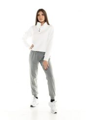 Bluza na co dzień na siłownię. Białe bluzy damskie LEONE 1947 APPAREL, m, bez wzorów, bez kaptura. Za 168.36 zł.