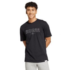 Koszulka męska adidas Tech Linear Graphic. Czarne buty sportowe męskie Adidas, bez zapięcia, na fitness i siłownię. Za 99.00 zł.