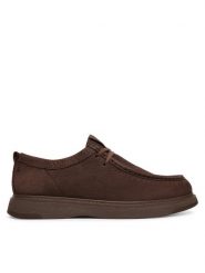 Tommy Hilfiger Półbuty Comfort Nubuck Moc Toe Shoe FM0FM05975 Brązowy ciemny. Brązowe półbuty na co dzień męskie Tommy Hilfiger, z nubiku, bez zapięcia. Za 649.99 zł.