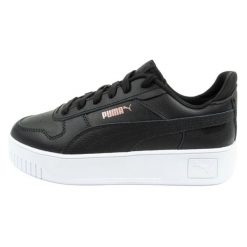 Buty Damskie Sportowe Puma Carina Street 393846 02 czarne. Czarne obuwie sportowe damskie bez wzorów, z gumy. Za 283.73 zł.