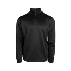 Bluza męska SAUD V2 zapinana na zamek, wygodna i uniwersalna, o dopasowanym kroj. Czarne bluzy męskie IZAS, na zimę, m, bez wzorów, z jeansu, bez kaptura. Za 182.57 zł.