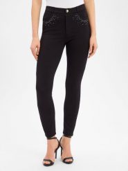 Liu Jo Collection spodnie z dżerseju Kobiety Dżersej czarny, XS. Czarne spodnie materiałowe damskie Liu Jo Collection, xs, bez wzorów, z dżerseju. Za 329.95 zł.