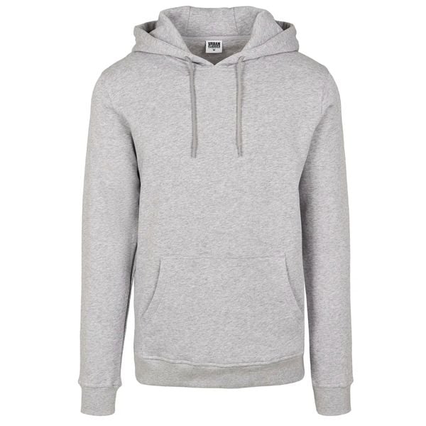 Bluza z kapturem Urban Classic organic basic. Szare bluzy męskie Urban Classics, m, bez wzorów, z bawełny, z kapturem. Za 249.30 zł.