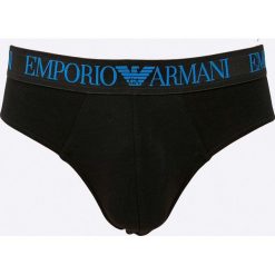 Emporio Armani - Slipy (2-pack). Białe slipki męskie Emporio Armani, z bawełny. W wyprzedaży za 129.90 zł.