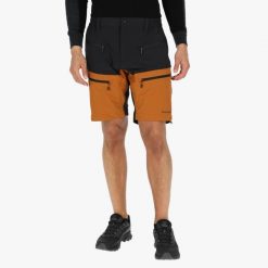 Szorty turystyczne męskie Swedemount Lofoten Stretch Shorts szybkoschnące. Brązowe krótkie spodenki sportowe męskie SWEDEMOUNT, m, bez wzorów, z tkaniny, trekkingowe. Za 329.99 zł.