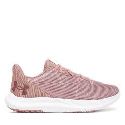 Buty do biegania Under Armour. Czerwone obuwie sportowe damskie Under Armour, bez wzorów, do biegania. Za 249.99 zł.