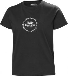 Helly Hansen damska koszulka T-shirt W CORE GRAPHIC TSHIRT 54080 990 S. T-shirty damskie Helly Hansen, s, bez wzorów, bez kołnierzyka. Za 226.92 zł.