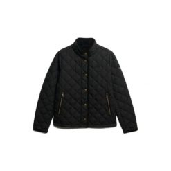 Damska kurtka puchowa Superdry Estate Country. Czarne kurtki damskie Superdry., na zimę, xs, bez wzorów, z puchu, bez kaptura. Za 418.00 zł.