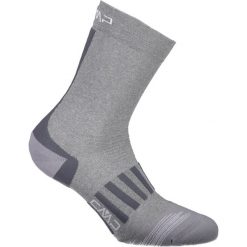 Skarpety damskie CMP Trekking Sock Low Microlon. Szare skarpety damskie CMP, bez wzorów, z materiału. Za 59.39 zł.