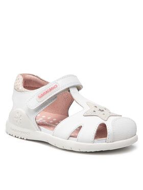 Sandały Biomecanics. Szare sandały dziewczęce Biomecanics, bez zapięcia. Za 279.99 zł.