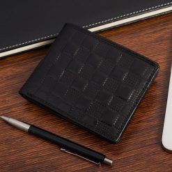 Portfel Męski Skórzany Poziomy RFID Szachownica Beltimore P95. Portfele męskie bez wzorów. Za 69.99 zł.