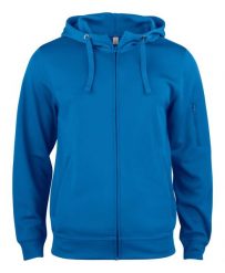 Clique Basic Active Hoody Full Zip – lekka bluza z kapturem – royal blue. Niebieskie bluzy męskie CLIQUE, m, bez wzorów, z poliesteru, z kapturem. Za 202.91 zł.